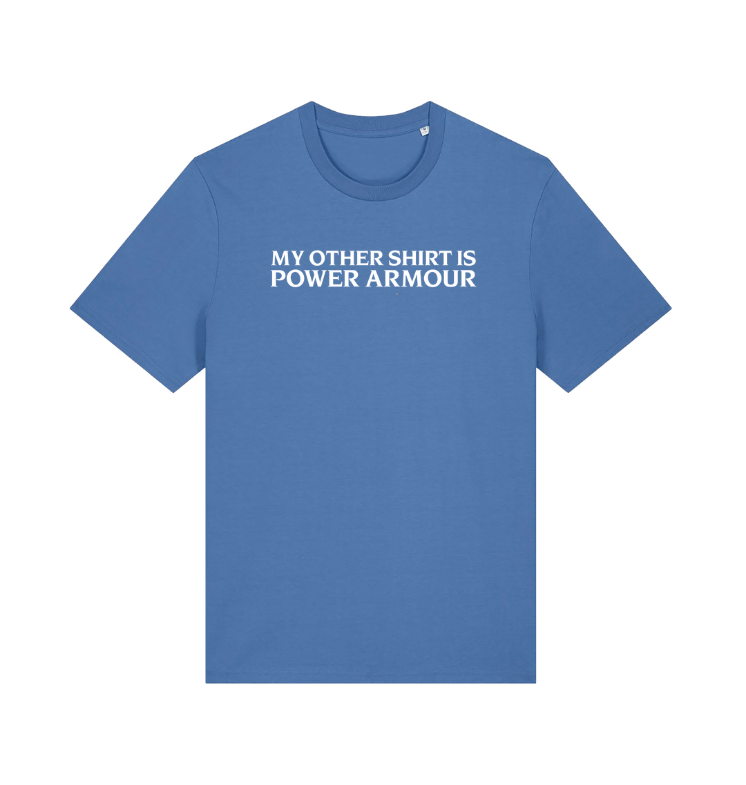 Bright Blue Printed T-shirt