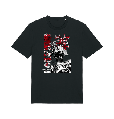 Black Printed T-shirt Front