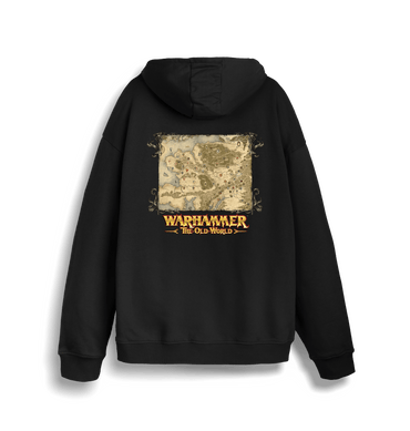 Black Printed Sweater Back