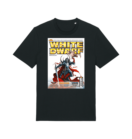 Black Printed T-shirt Front