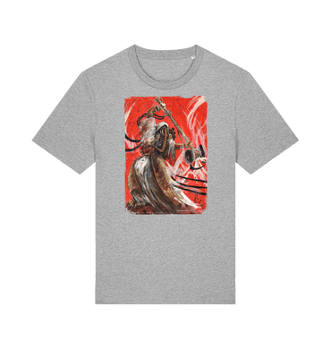 Heather Grey Printed T-shirt Front