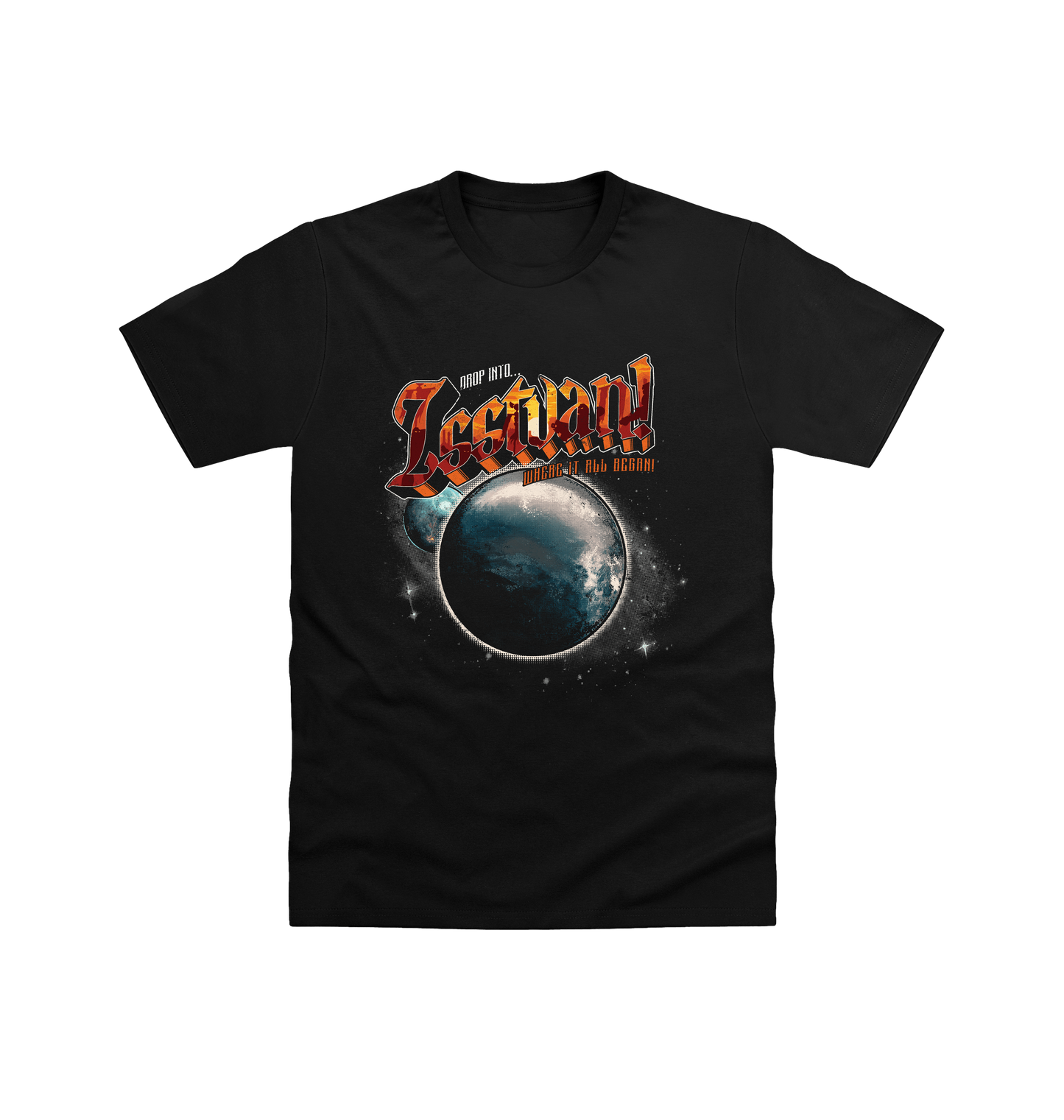 Black Printed T-shirt