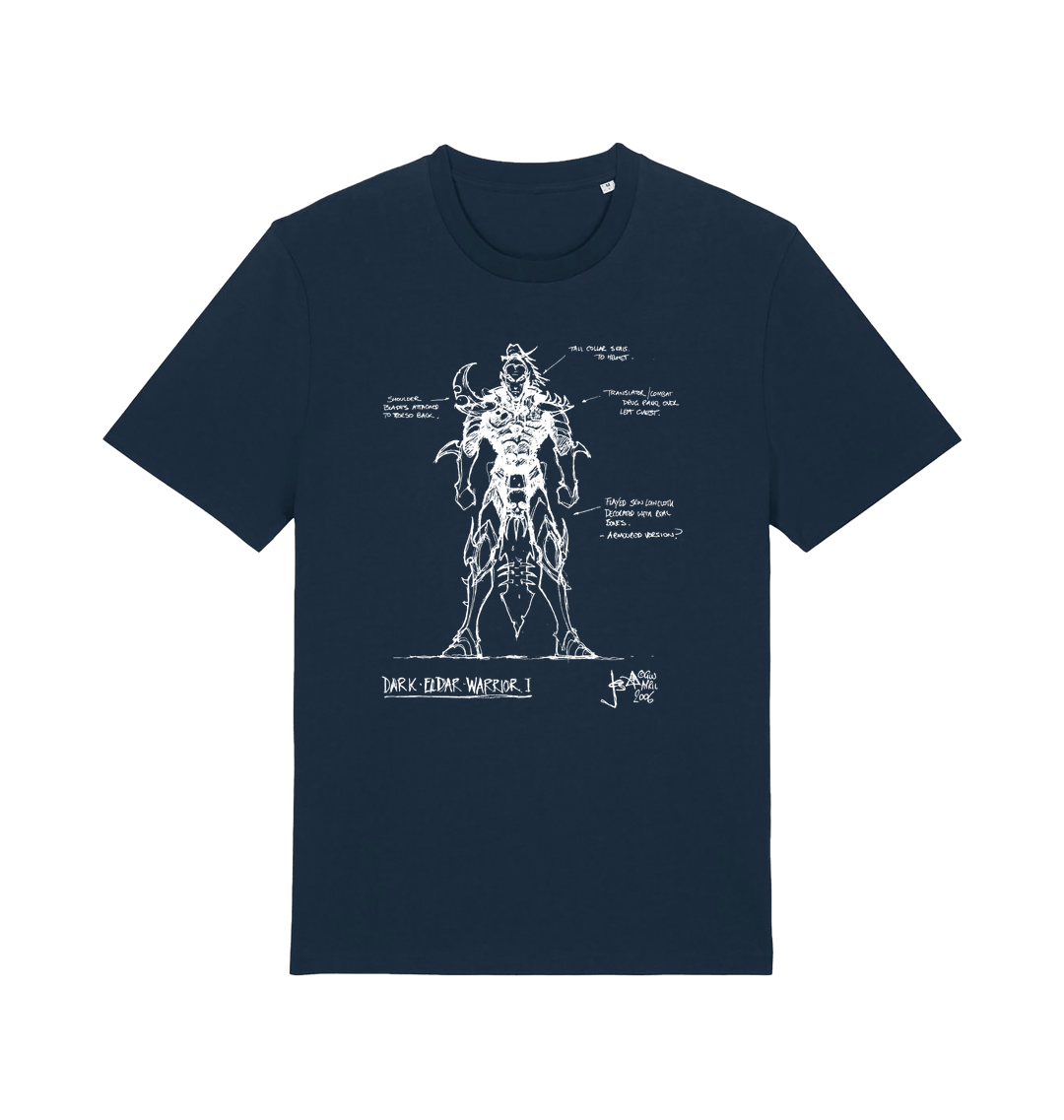 French Navy Printed T-shirt Front