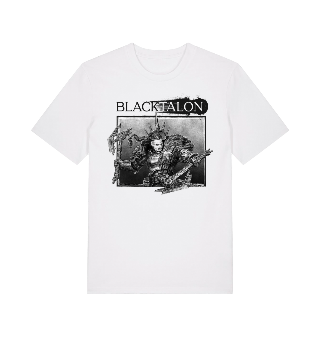 White Printed T-shirt Front