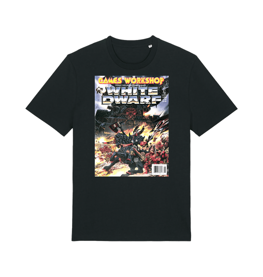 Black Printed T-shirt Front