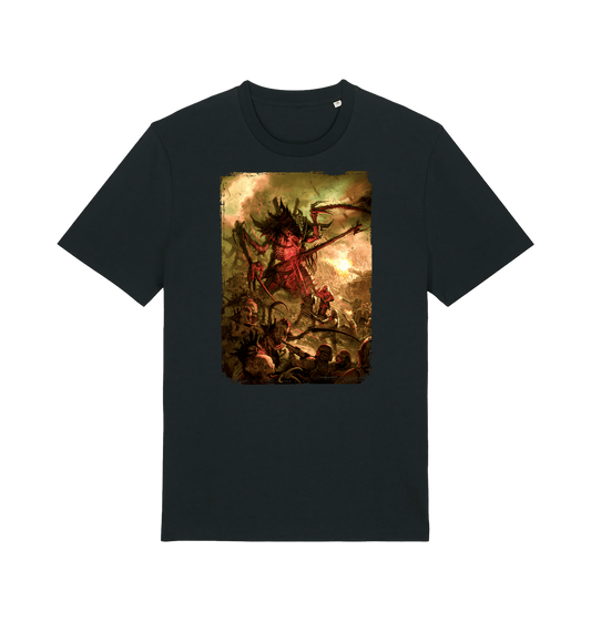 Black Printed T-shirt Front