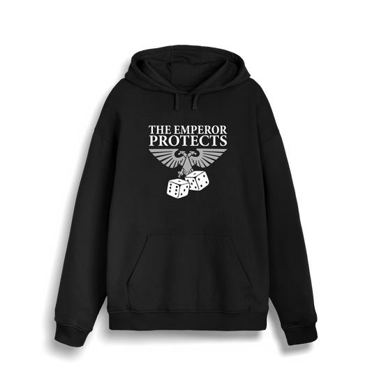 Black Printed Sweater Front