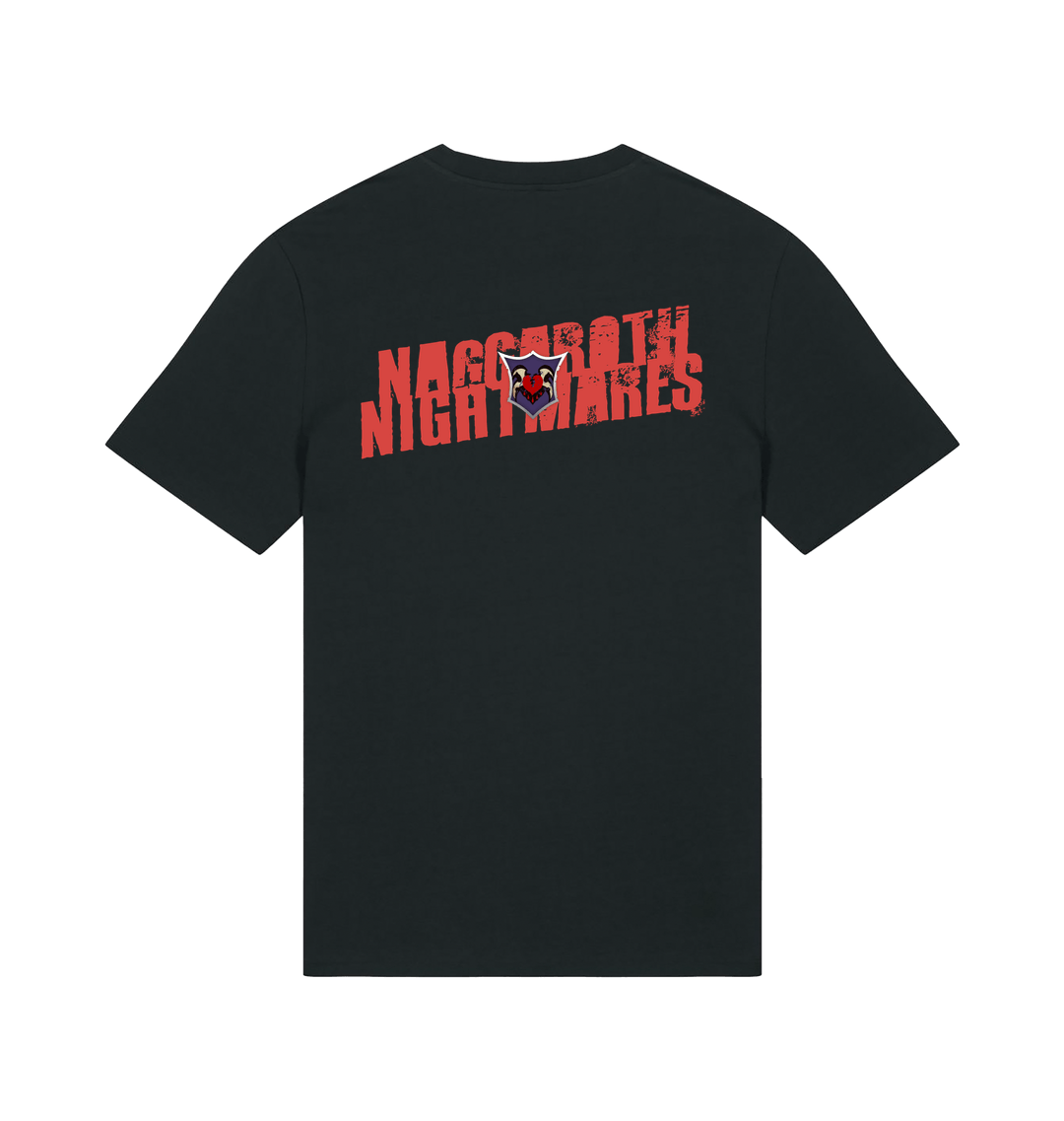 Black Printed T-shirt Back