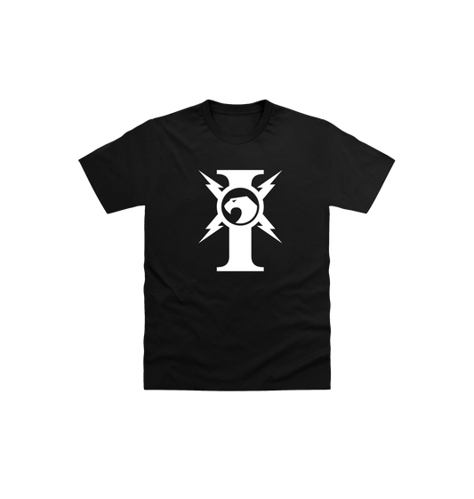 Black Printed Kids T-Shirt