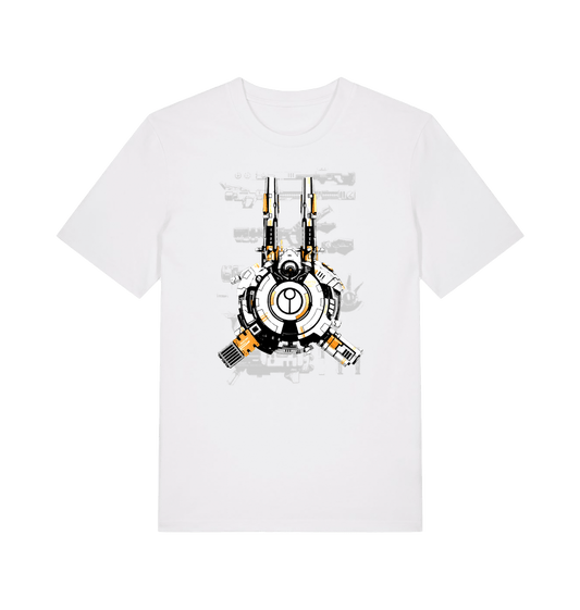 White Printed T-shirt Front