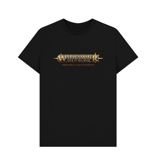 Black Premium Warhammer Age of Sigmar Logo T Shirt