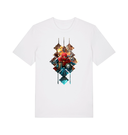 White Printed T-shirt Front