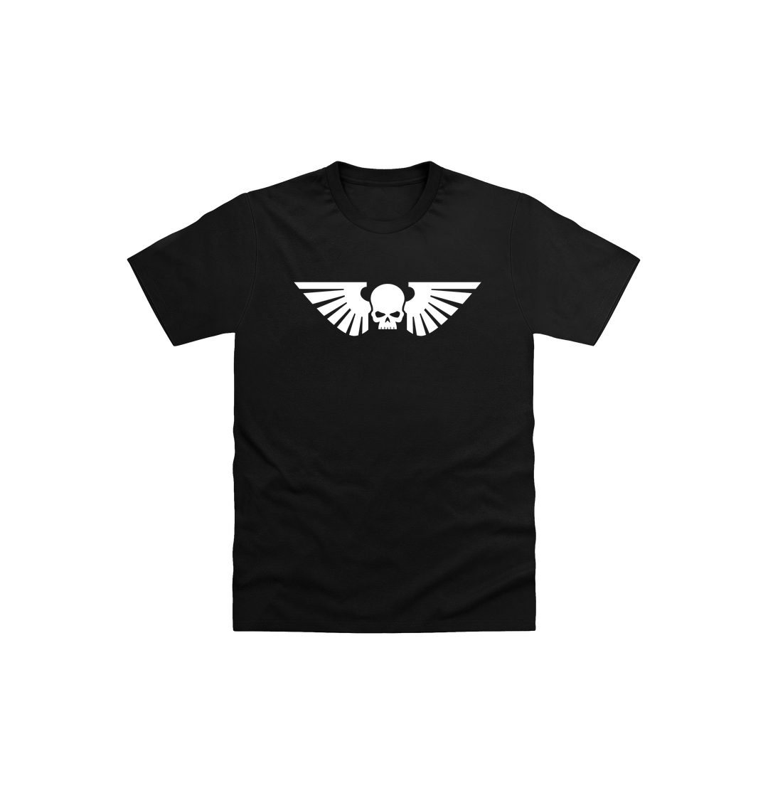Black Printed Kids T-Shirt
