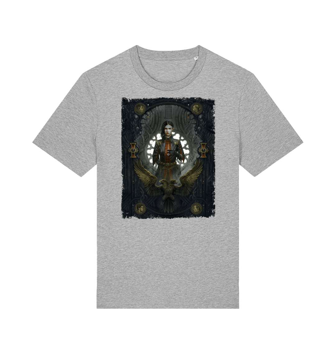 Heather Grey Printed T-shirt