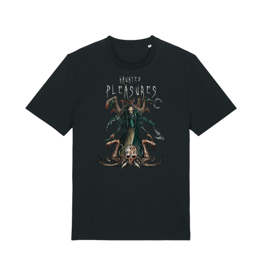 Black Printed T-shirt Front