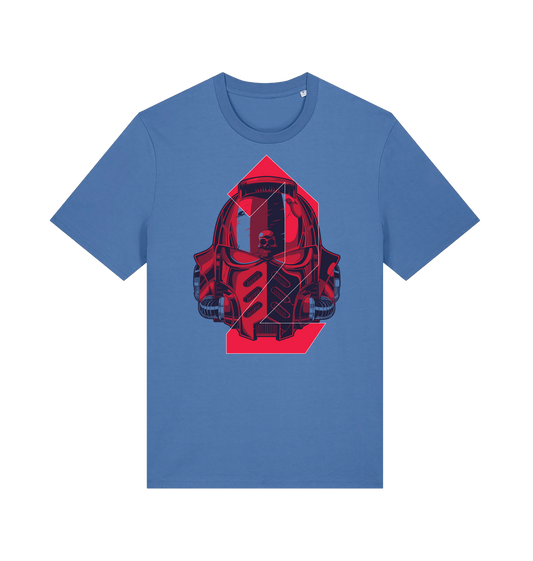 Bright Blue Printed T-shirt Front