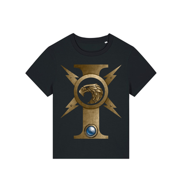 Black Printed T-shirt Front