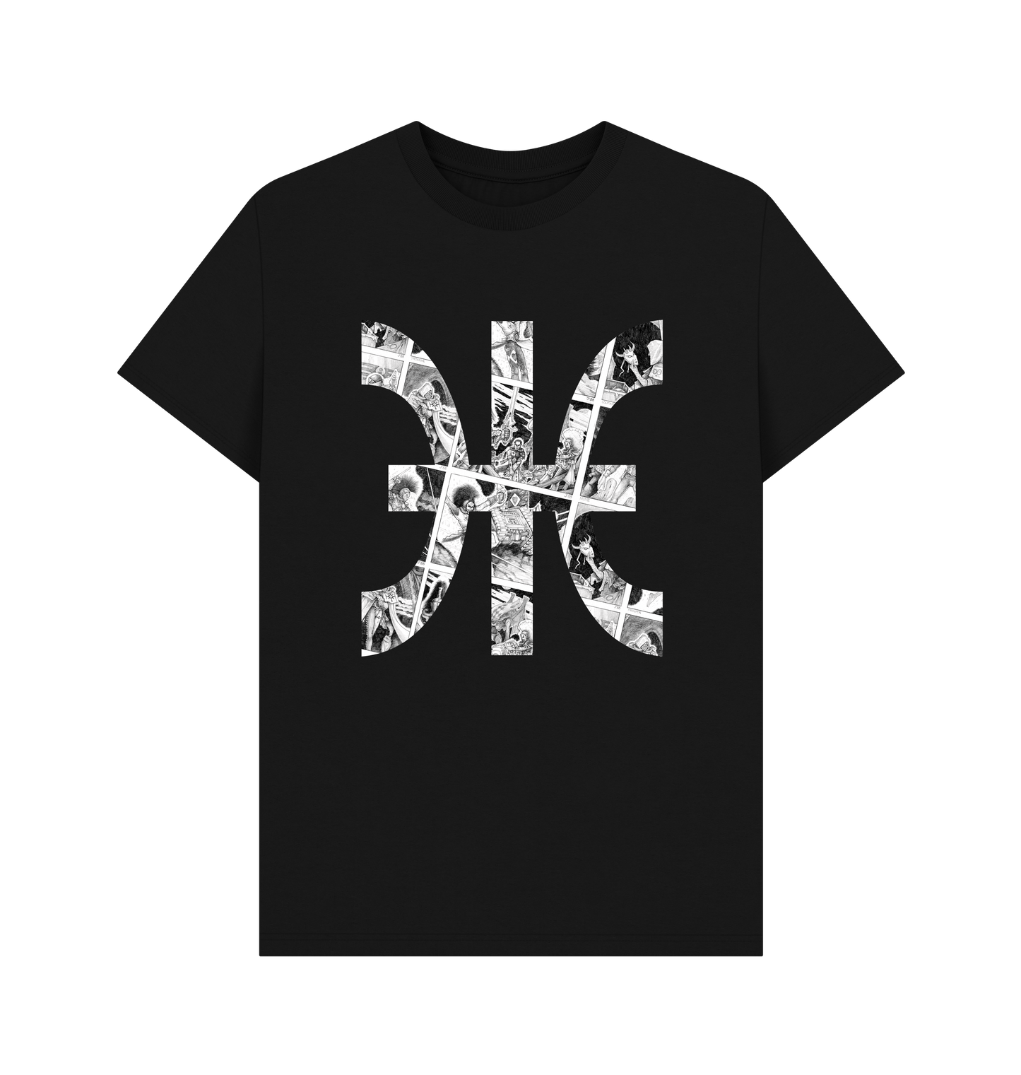 Black Premium Harlequins Retro Logo T Shirt