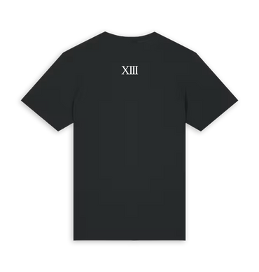 Black Printed T-shirt Back