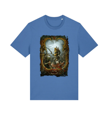 Bright Blue Printed T-shirt