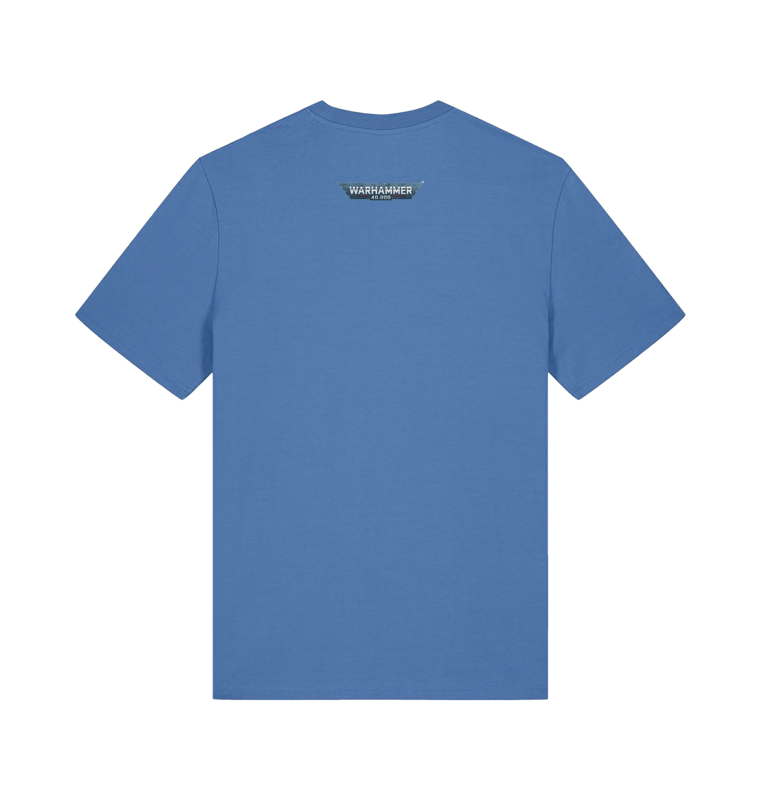 Bright Blue Printed T-shirt Back