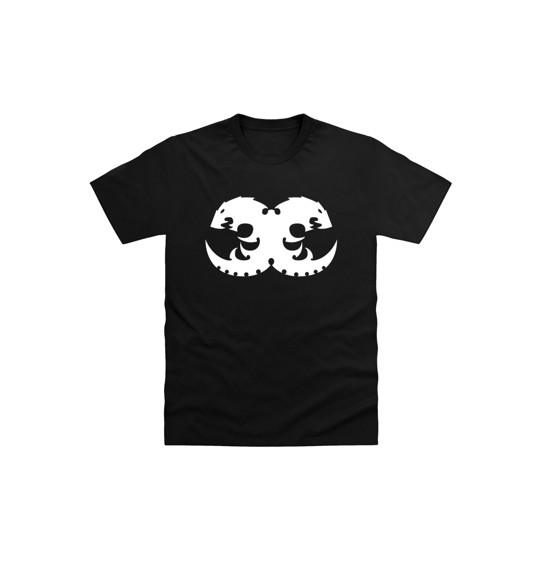 Black Printed Kids T-Shirt