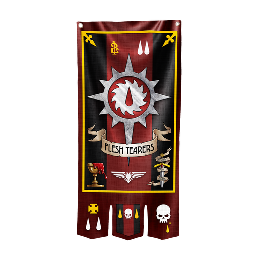 Warhammer 40,000: Flesh Tearers 2nd Company Banner - Preorder USA