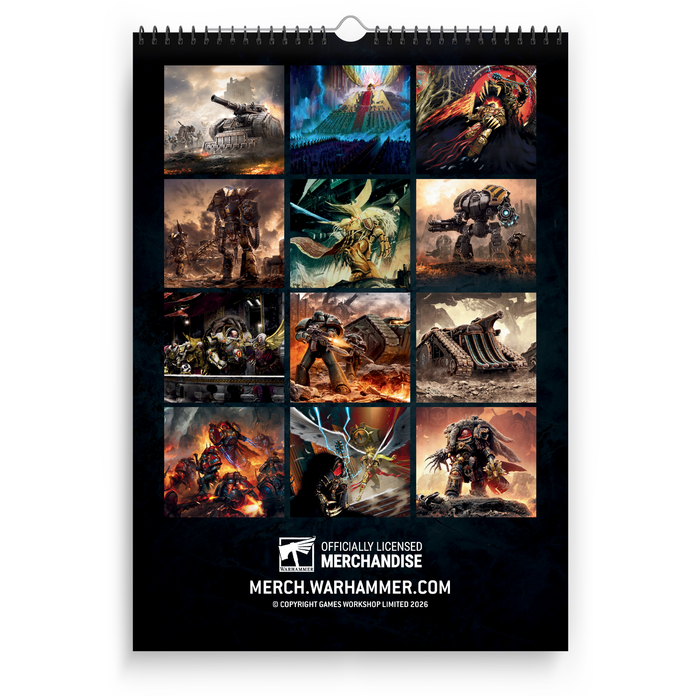 Warhammer The Horus Heresy 2026 Calendar