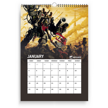 Warhammer 40,000: Orks 2026 Calendar