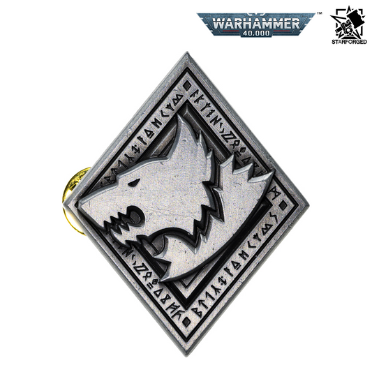 Starforged Warhammer 40,000 Chapter Icon Pin Badge - Space Wolves