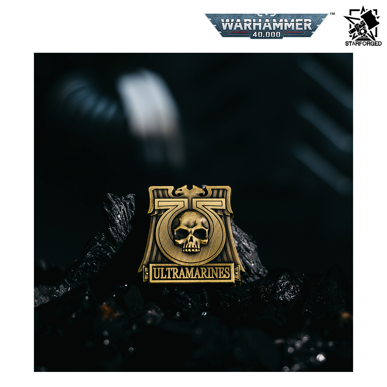 Starforged Warhammer 40,000 Chapter Icon Pin Badge - Ultramarines