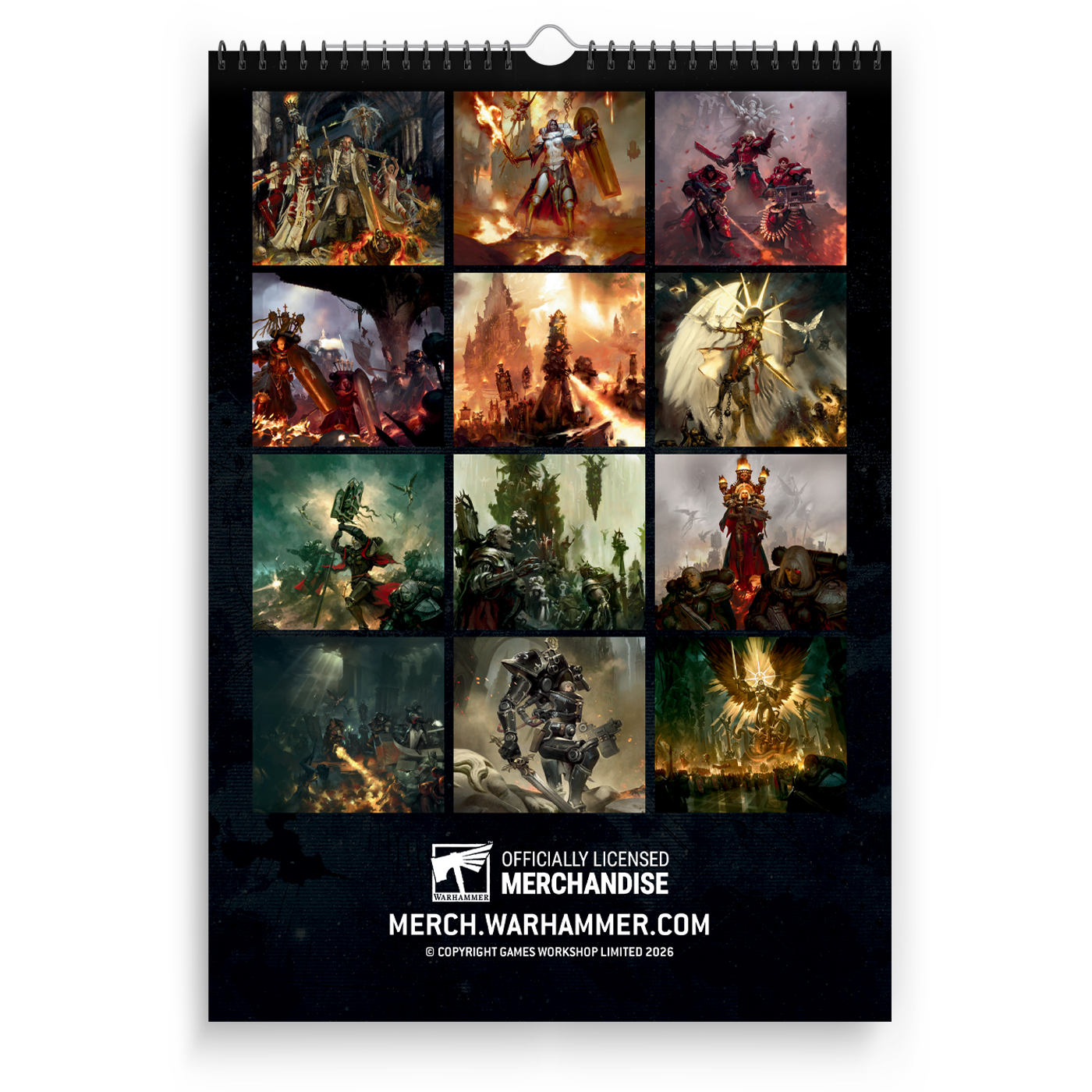 Warhammer 40,000: Adepta Sororitas 2026 Calendar Preorder