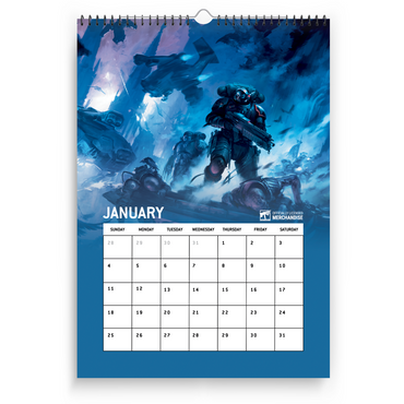 Warhammer 40,000: Space Marines 2026 Calendar