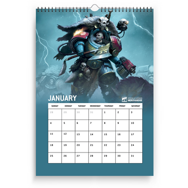 Warhammer 40,000: Space Wolves 2026 Calendar Preorder