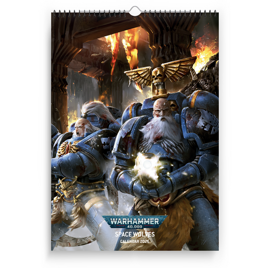 Warhammer 40,000: Space Wolves 2026 Calendar Preorder