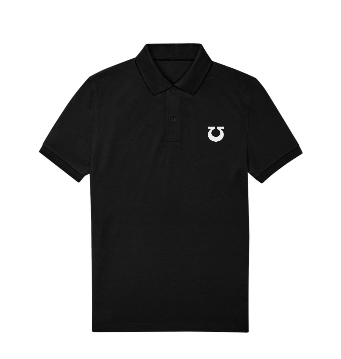 Black Polo Shirt Front