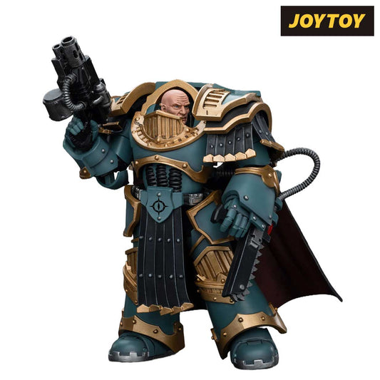 JoyToy Warhammer The Horus Heresy Action Figure - Sons of Horus, Legion Praetor in Cataphractii Terminator Armour (1/18 Scale) Preorder