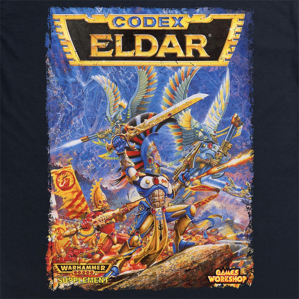 Warhammer 40,000 2nd Edition: Codex Eldar T Shirt – MERCH.WARHAMMER.COM