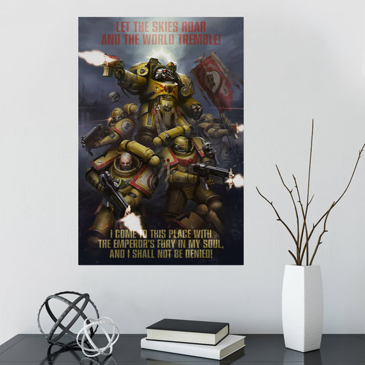 Imperial Fists Slogan Poster