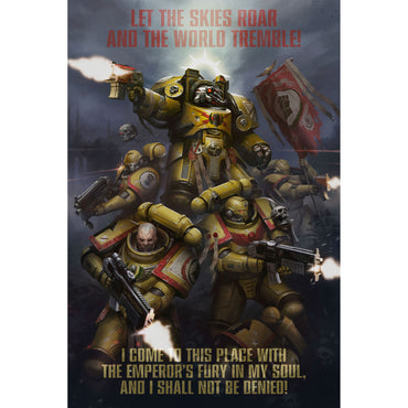 Imperial Fists Slogan Poster