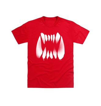 Red Destruction Graffiti Insignia T Shirt