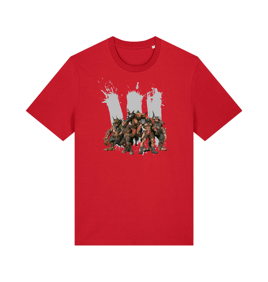 Red Printed T-shirt Front