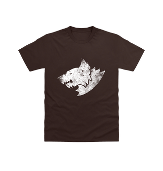 Dark Chocolate Space Wolves Battleworn Insignia T Shirt