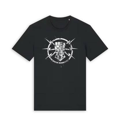 Black Printed T-shirt Front