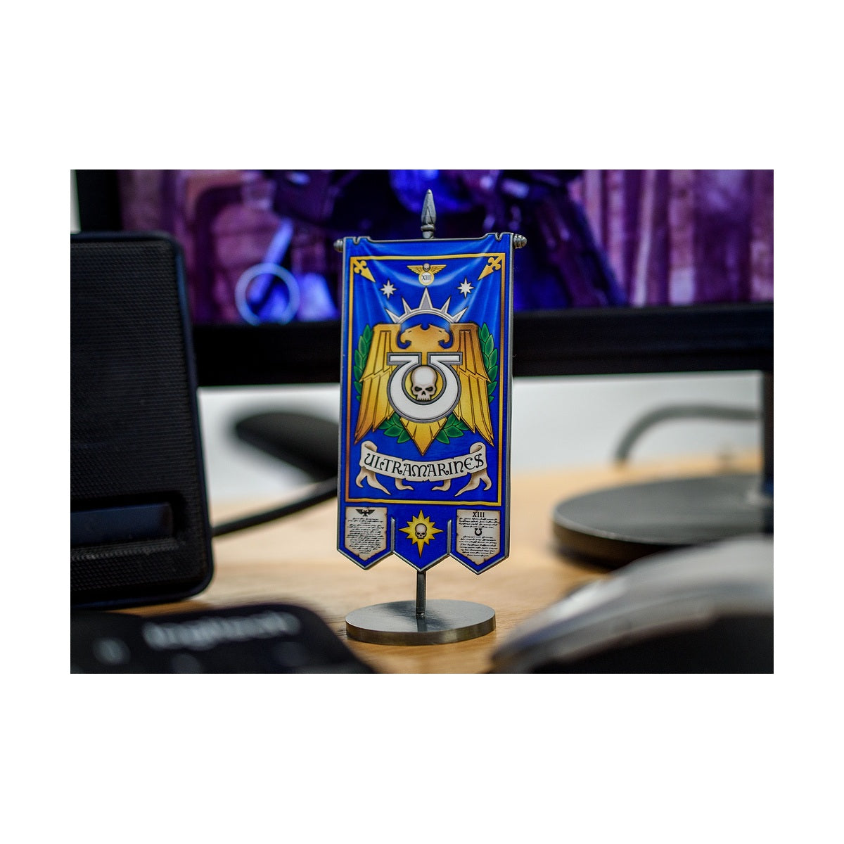 Warhammer 40,000: Ultramarines Chapter Desk Banner — product image 3