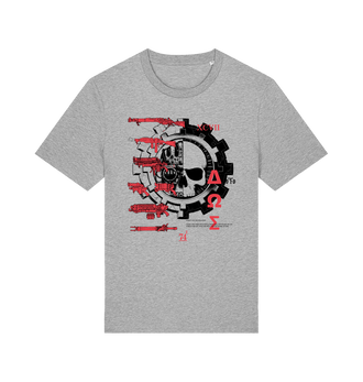 Heather Grey Printed T-shirt