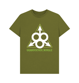 Moss Green Grandfather Nurgle Icon T Shirt