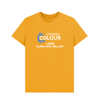 Mustard Citadel Colour Flash Gitz Yellow T Shirt