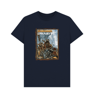 Navy Blue Warhammer Fantasy Battle 7th Edition - Dwarfs T Shirt