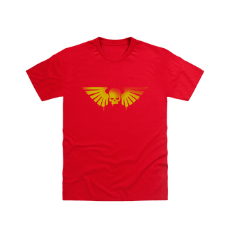 Red Astra Militarum Graffiti Insignia T Shirt